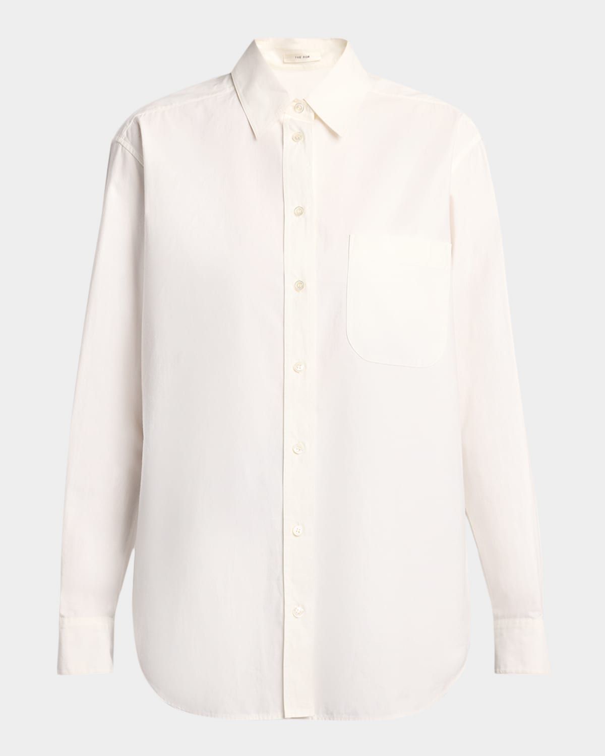 Gavina Cotton Poplin Button-Down Shirt