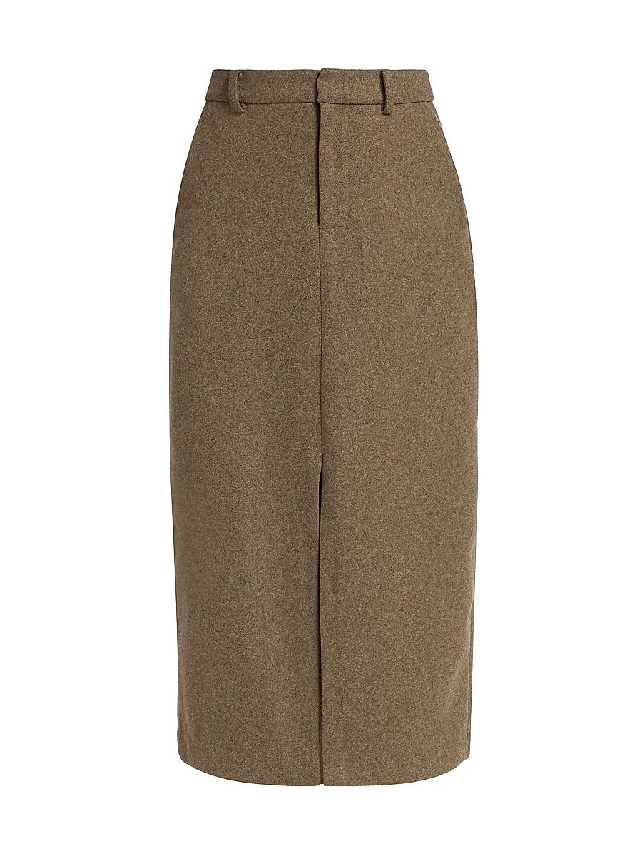 Women's Carolina Pencil Midi-Skirt - Hazelnut - Size 10