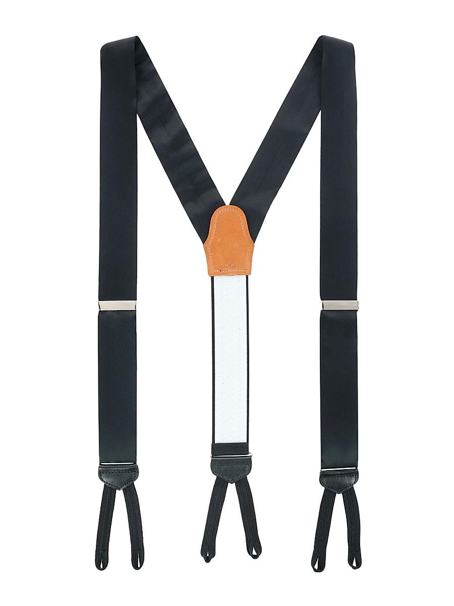 Men's Sutton Formal Suspenders - Black - Size XL