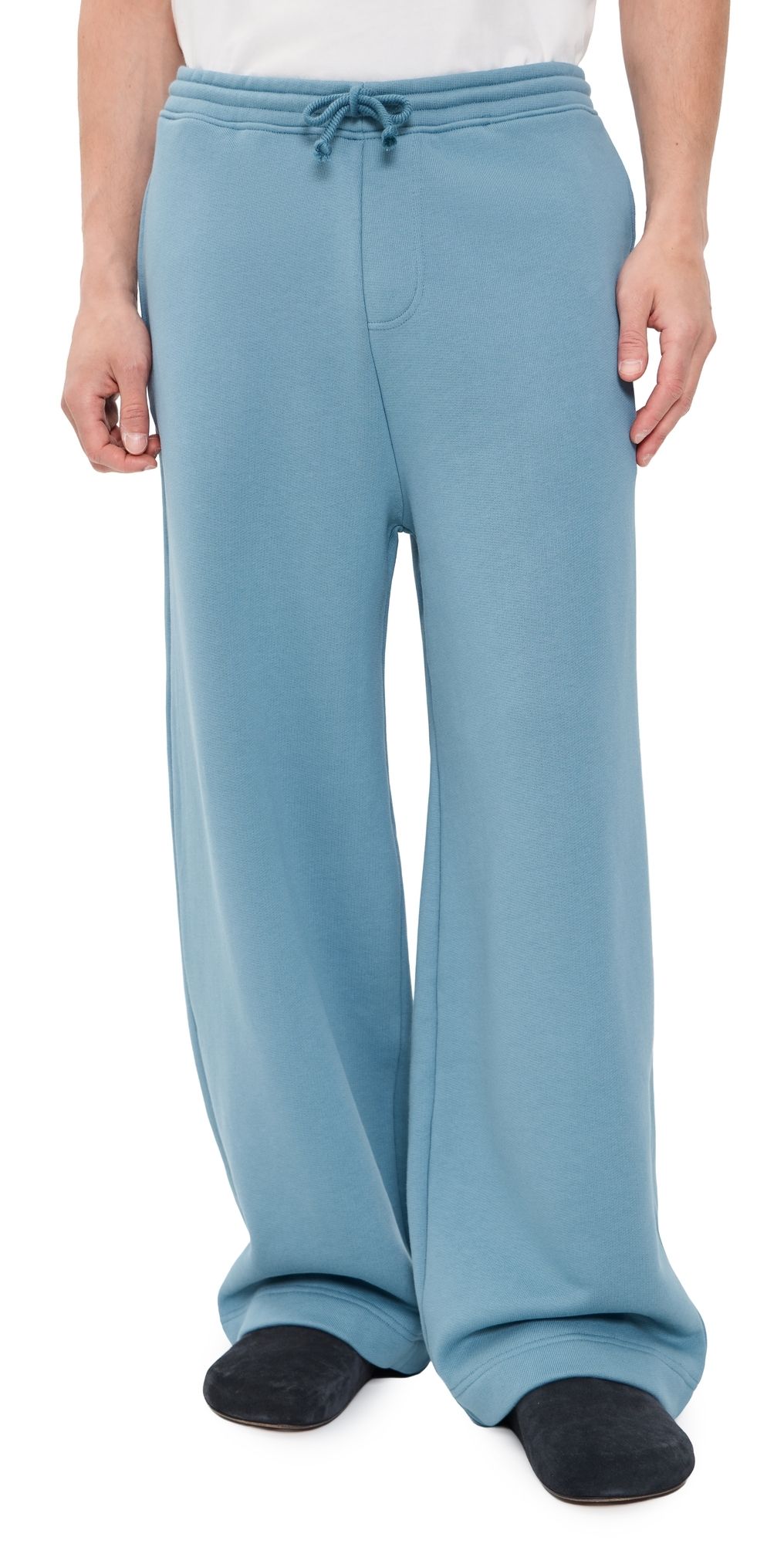 The Elder Statesman Coastal Joggers Bayou Blue L