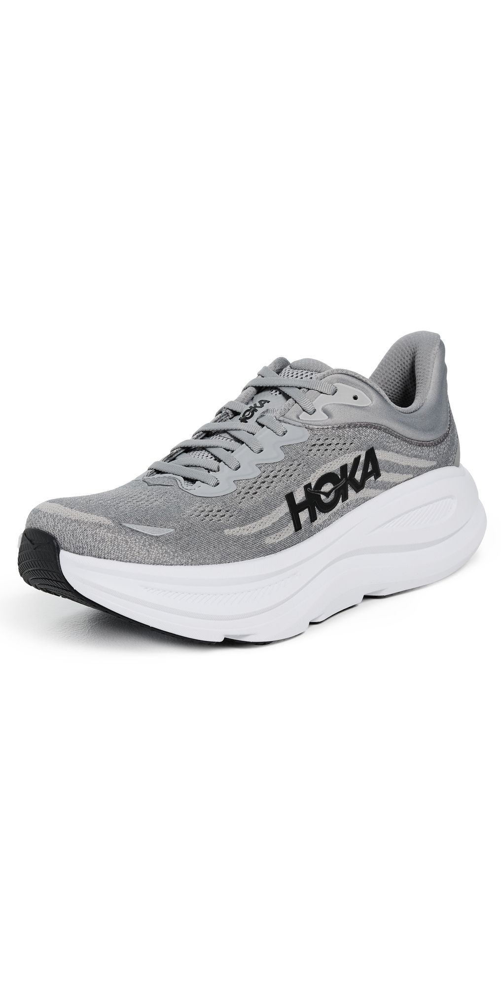HOKA Bondi 9 Sneakers Galactic Grey/Stellar Grey 10.5