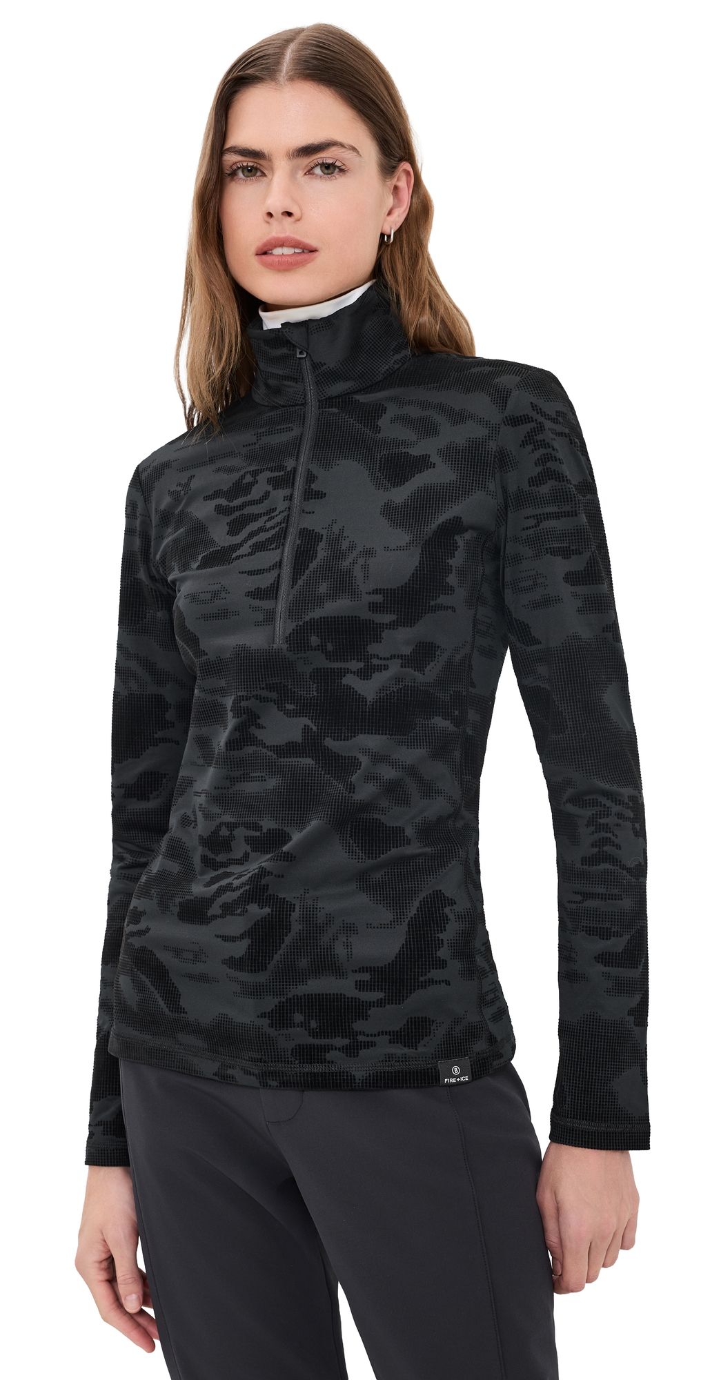 Bogner Fire+Ice Margo 2 Quarter Zip Black XS