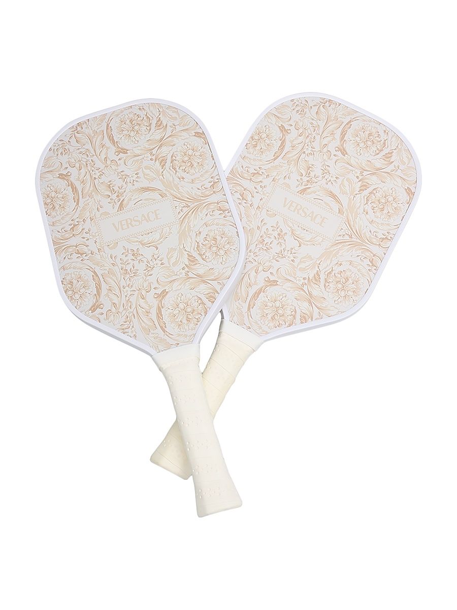 Barocco 2-Piece Fiberglass Pickleball Rackets - Beige