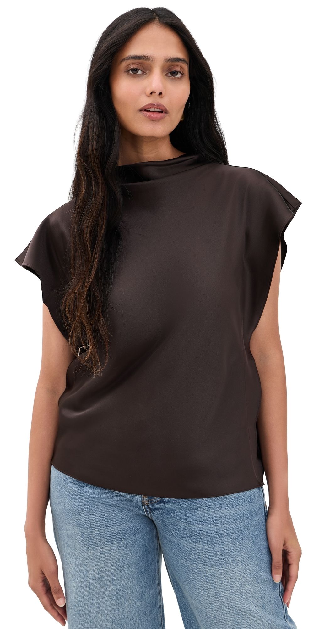 Tanya Taylor Adrien Top Dark Fig M