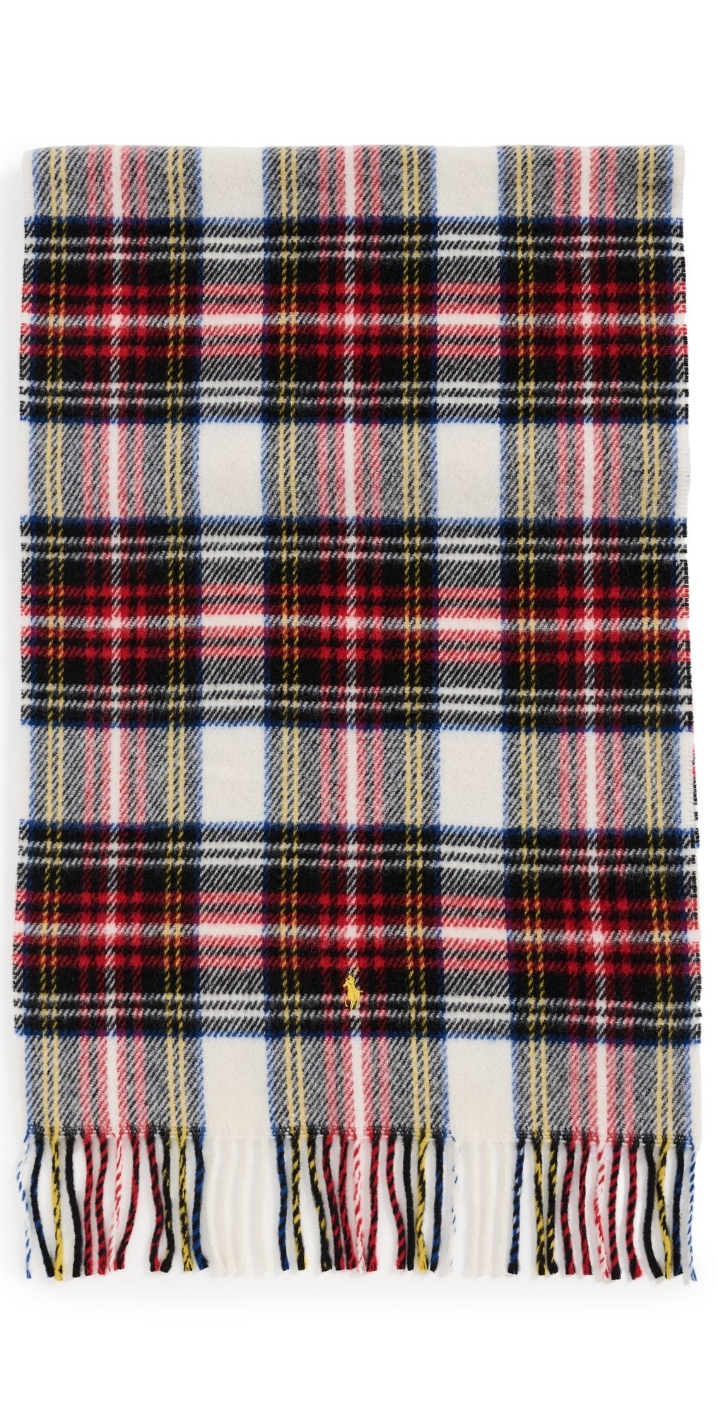Polo Ralph Lauren Plaid Twill Scarf Dress Stewart One Size
