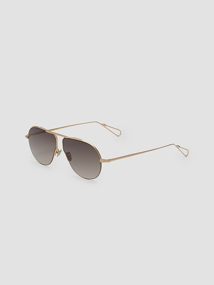 AHLEM Men's Laplace 60MM Aviator Sunglasses - Champagne