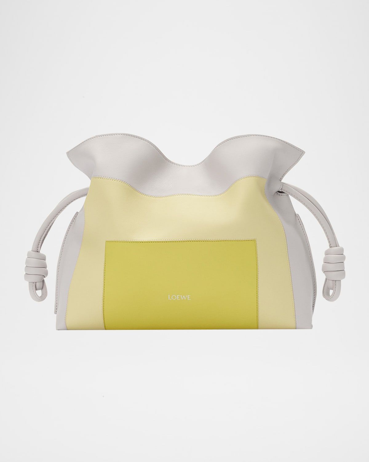 x Albers Flamenco Medium Clutch Bag in Nappa Leather