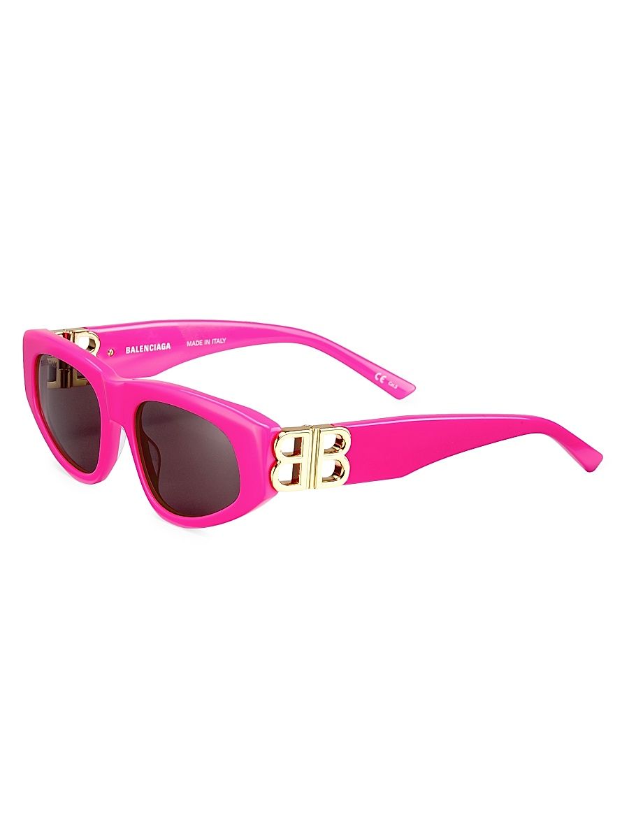 Women's 53MM Narrow Sunglasses - Pink