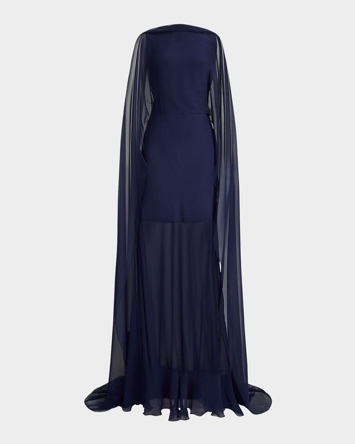 Dylon Washed Chiffon Scarf Evening Dress