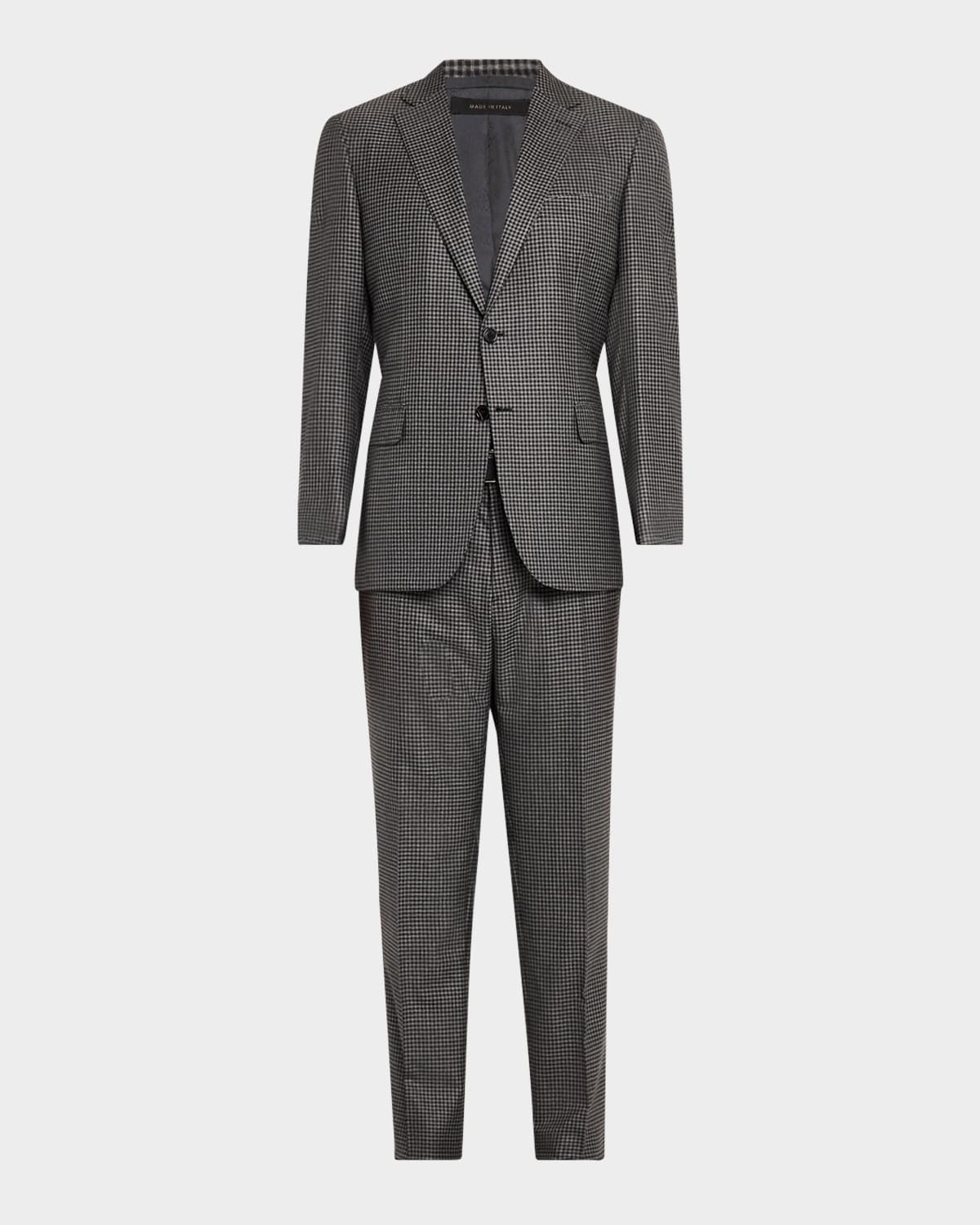 Men & apos;s Wool Check Suit