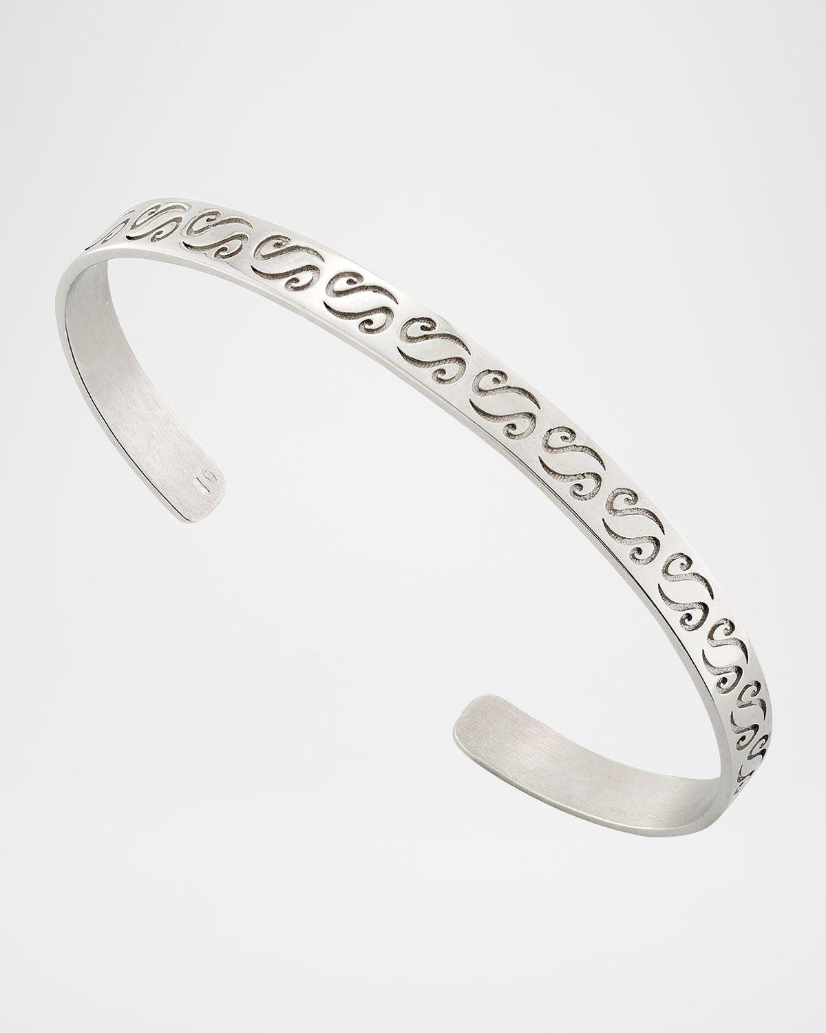Men & apos;s Ara Engraved Cuff Bracelet