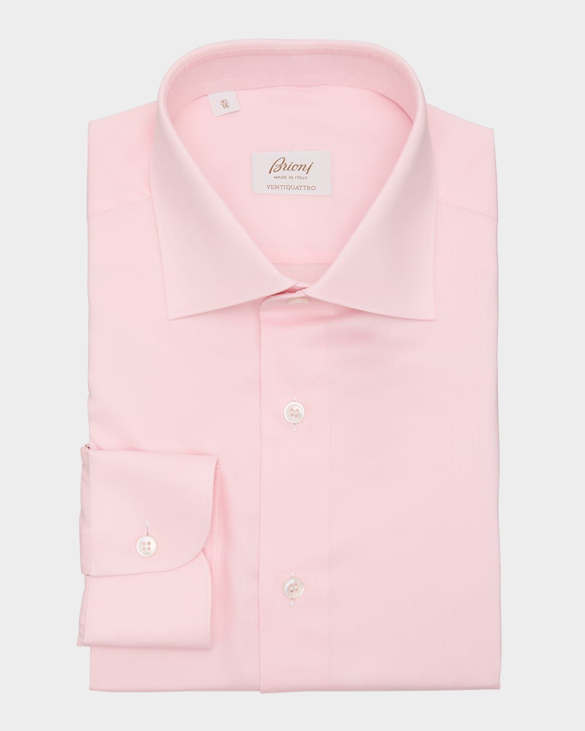 Men & apos;s Ventiquattro Cotton Twill Dress Shirt