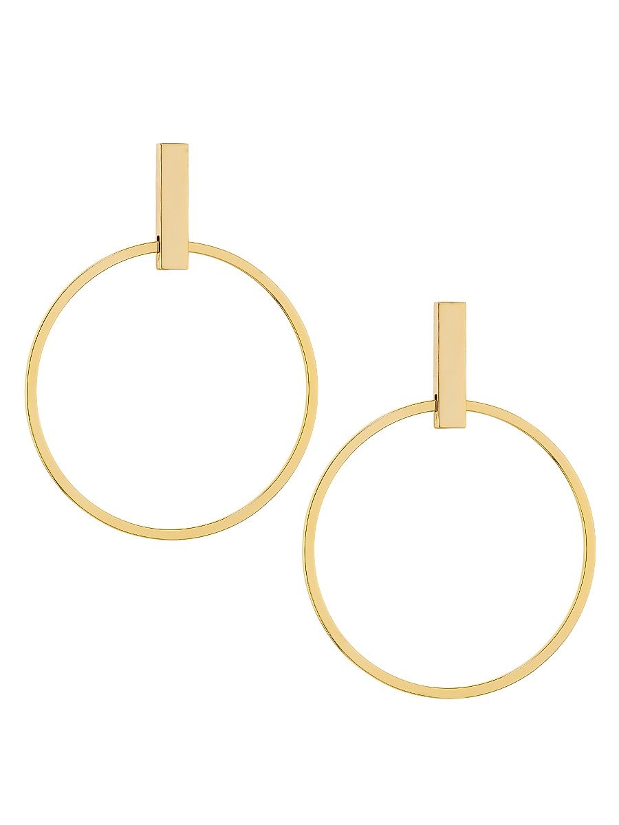 Women's Margy Goldtone Hoop Earrings - Gold