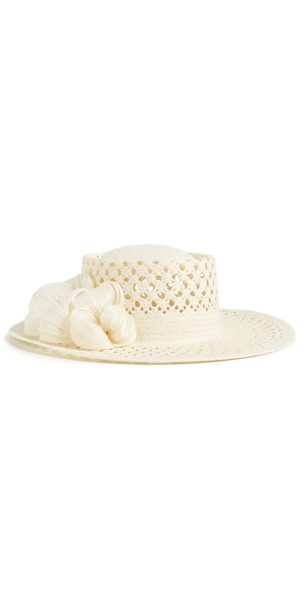 Lele Sadoughi Zaha Straw Hat Natural One Size