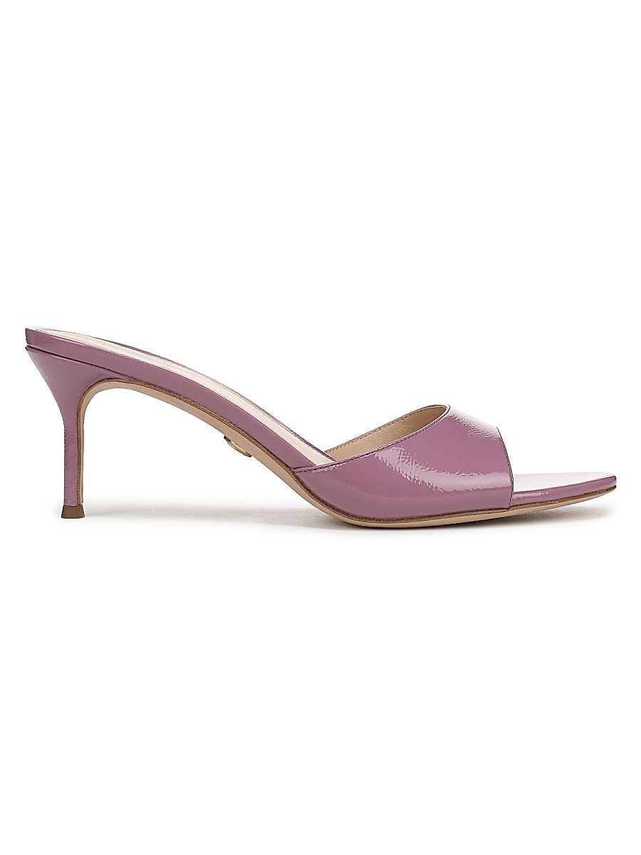 Women's Tia 65MM Patent Leather Mules - Orchid Haze - Size 12