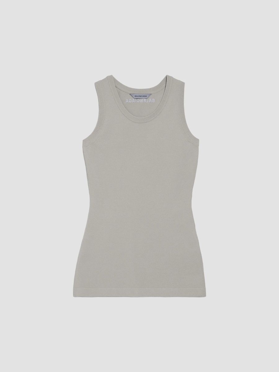 Balenciaga Women's Tank Top - Grey - Size Small