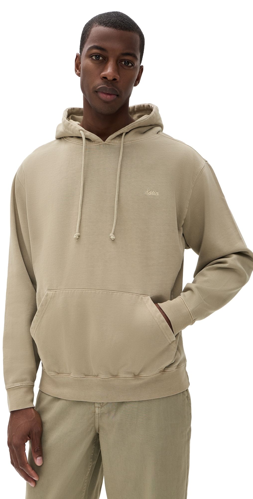 Katin Hooded Fleece Sweatshirt Vintage Khaki XL