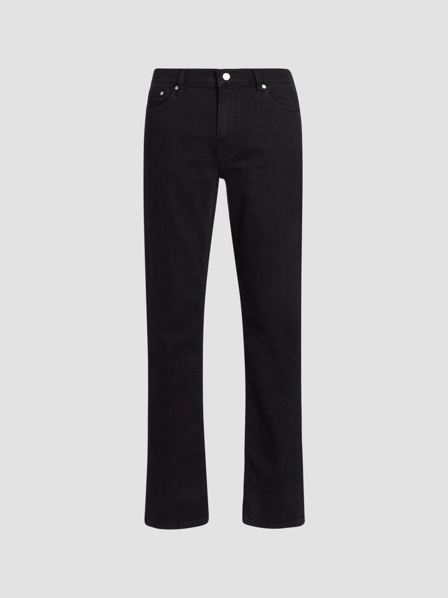 FRAME Men's Stretch Modern Straight-Leg Jeans - Noir - Size 38