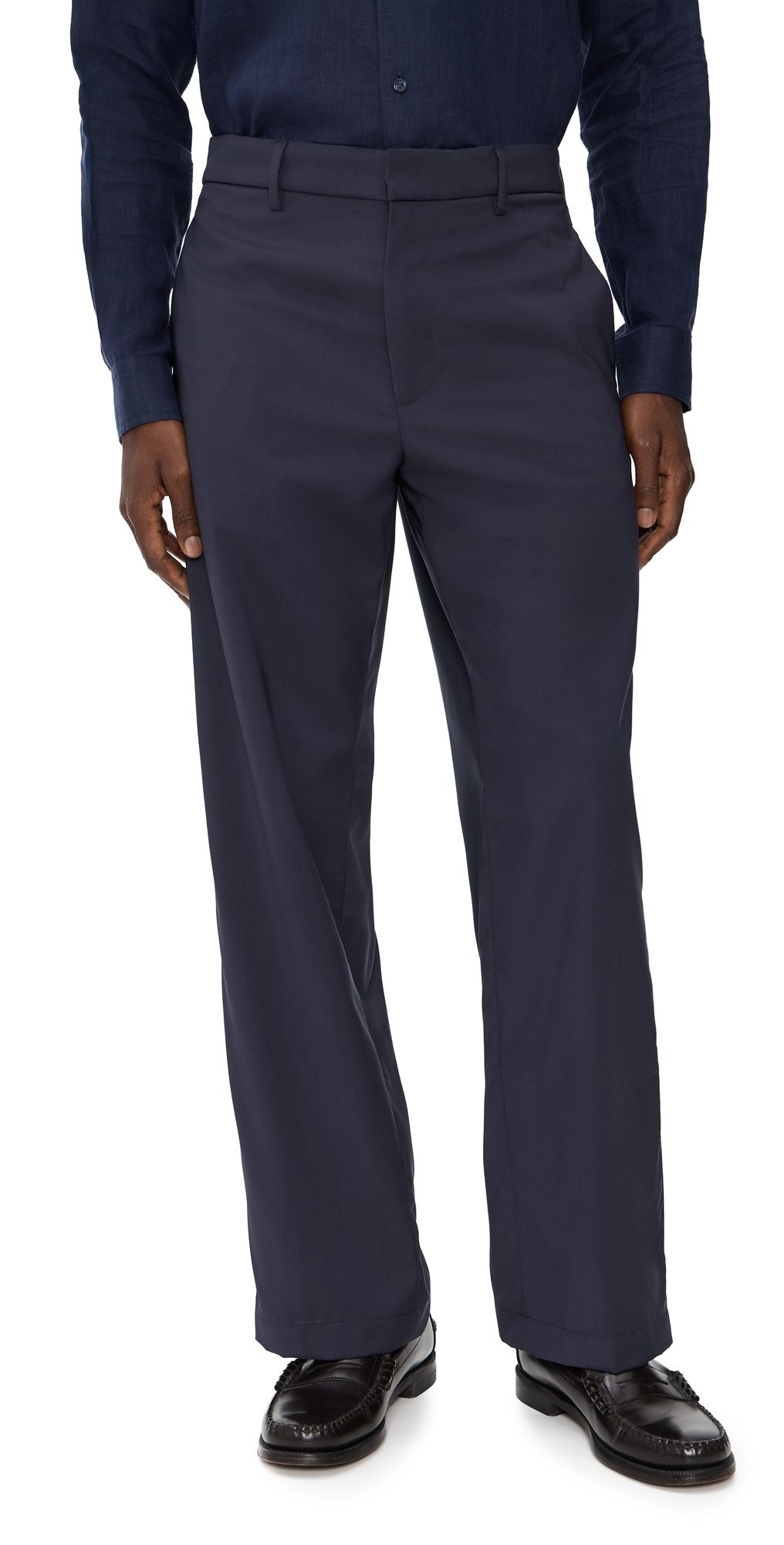 Barena Venezia Delfo Tropical Wool Trousers NAVY 54