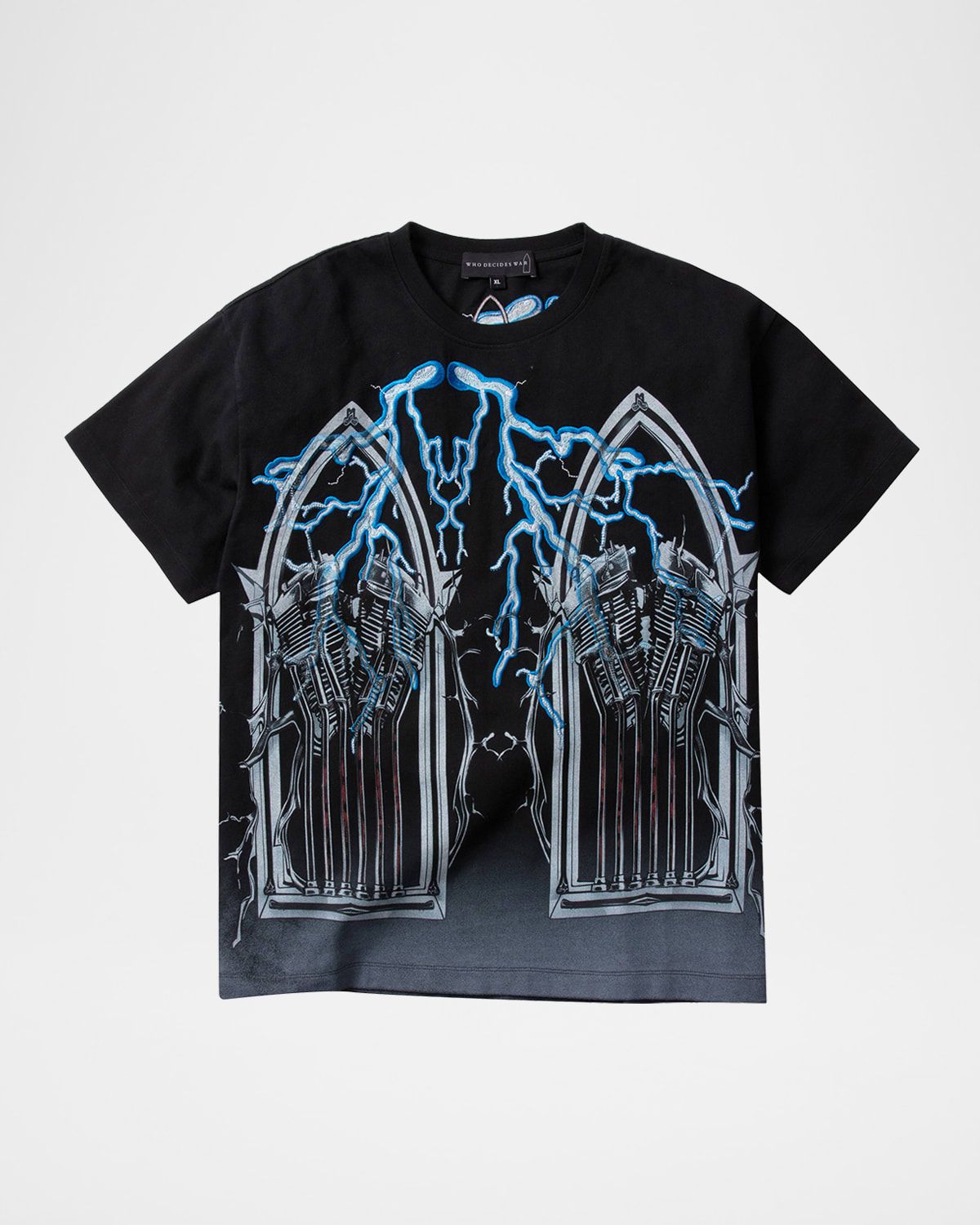 Men & apos;s Engine Jersey Graphic T-Shirt with Embroidery