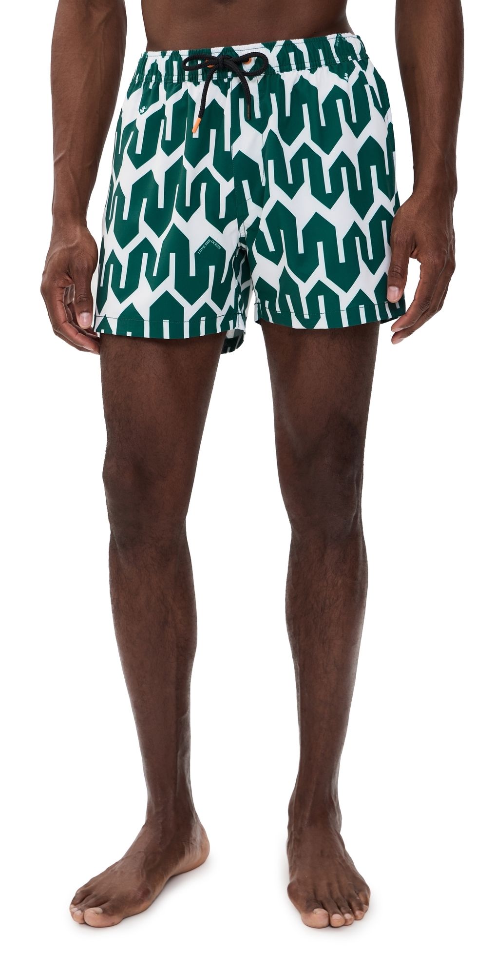 Save The Duck Ademir Swim Trunks Bold Zigzag/Love The Ocean S