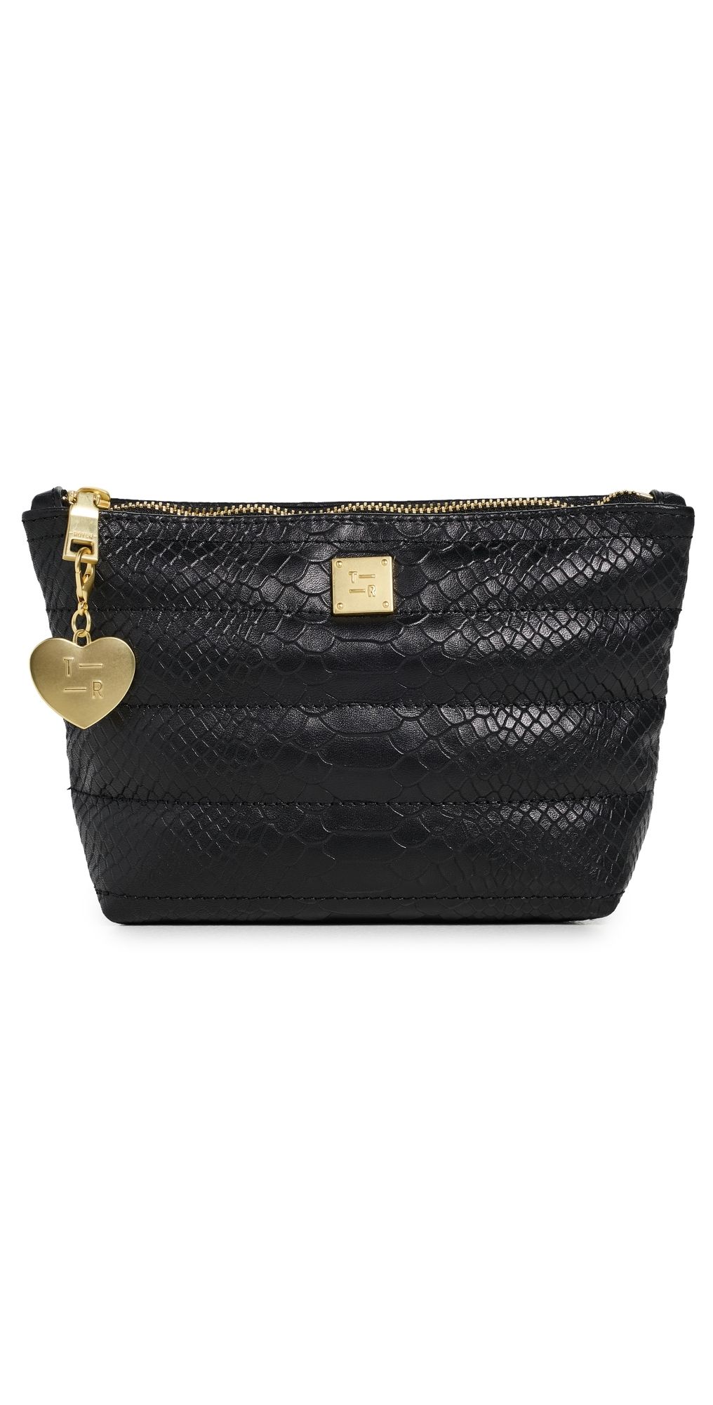 Think Royln Charmer Pouch Black Python One Size