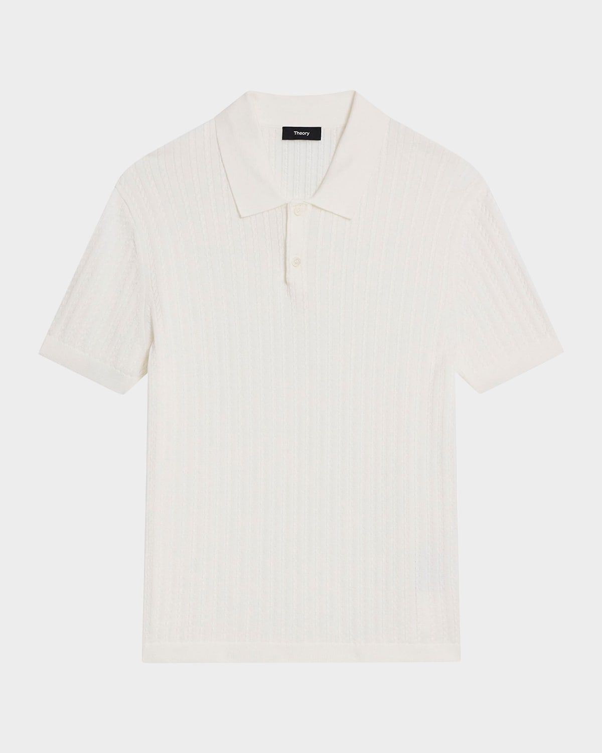 Men & apos;s Cable-Knit Polo Sweater