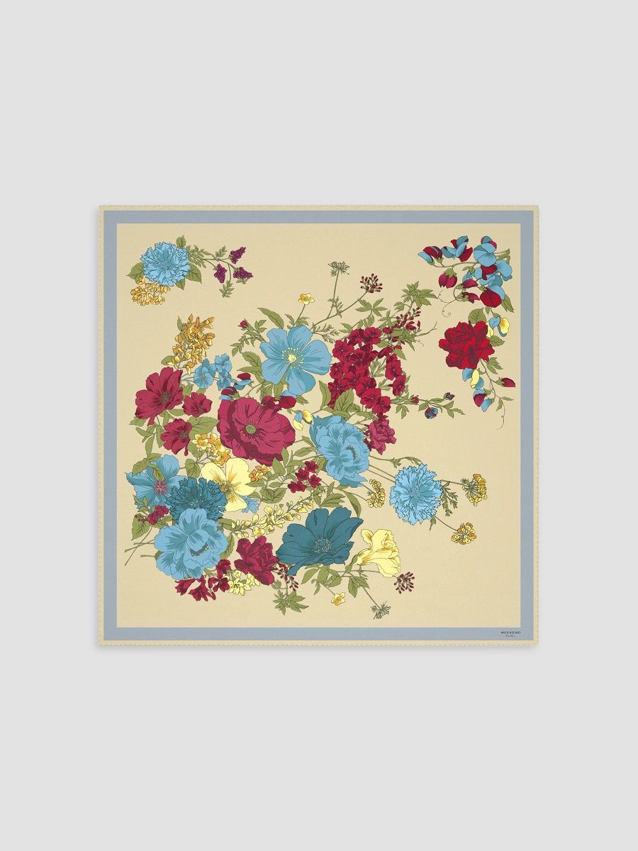 Weekend Max Mara Women's Patterned Silk Twill Foulard - Multicolored