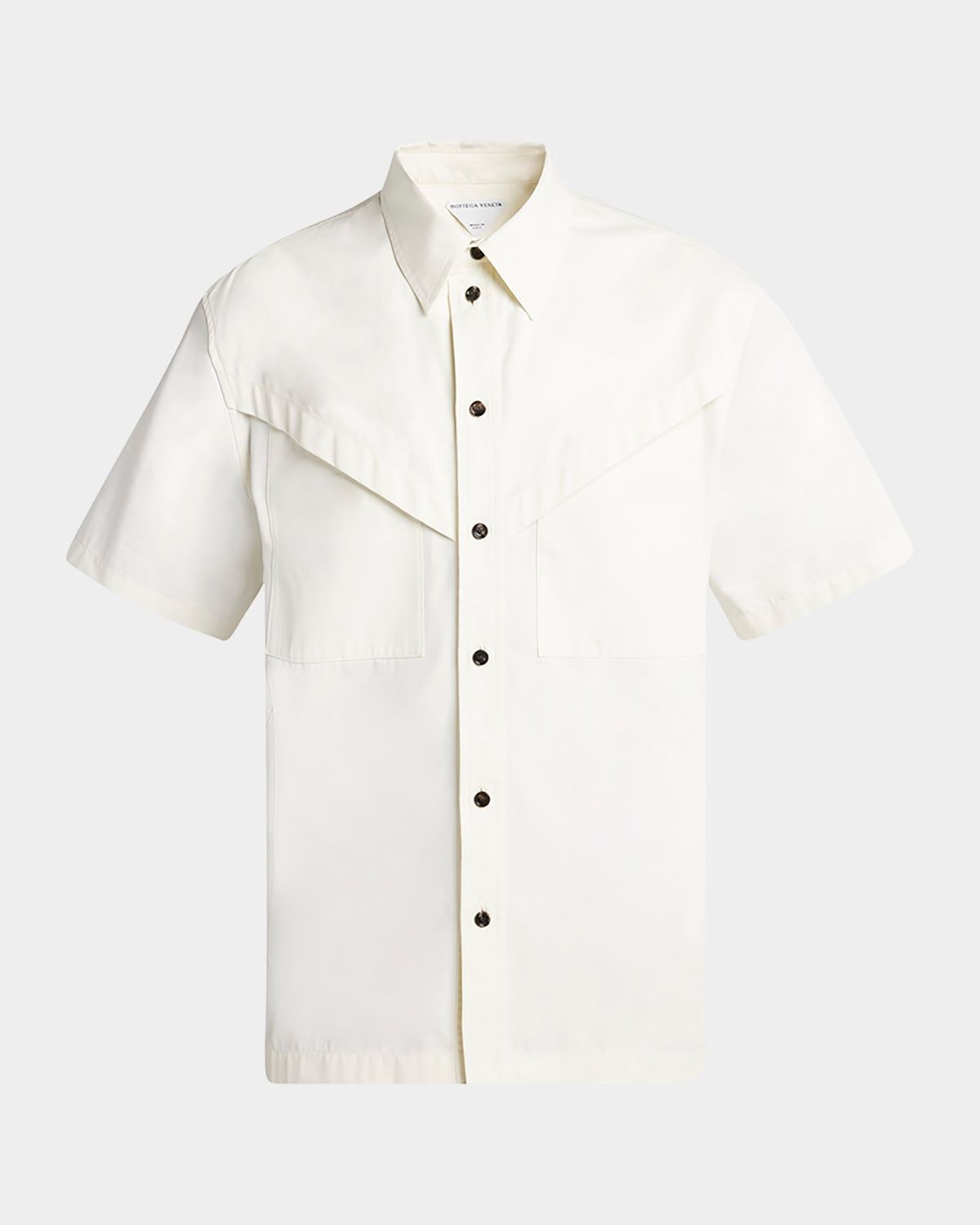 Men & apos;s Yoked Twill Sport Shirt