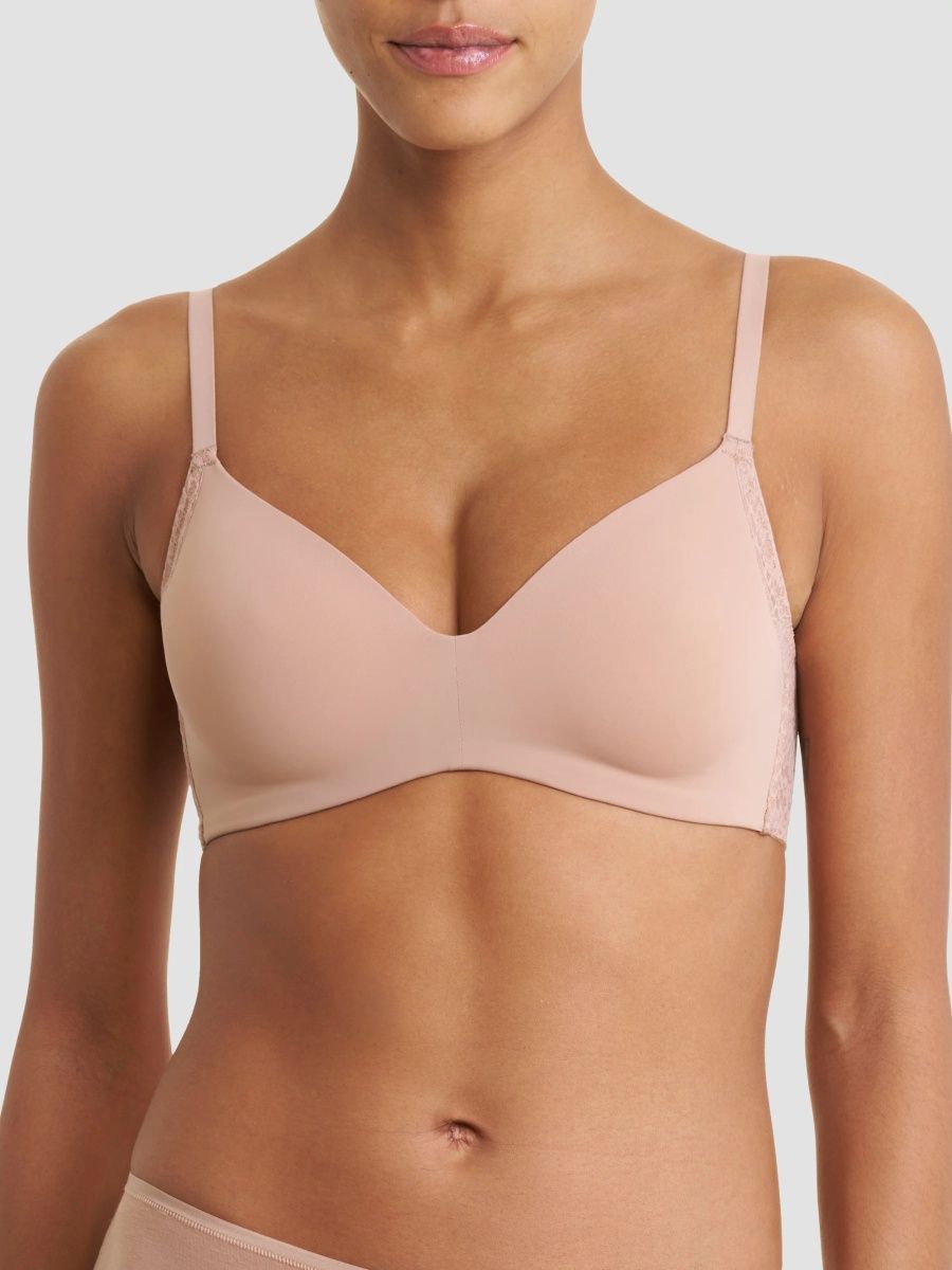 Natori Women's Pretty Smooth Wireless T-Shirt Bra - Buff - Size 36DDD