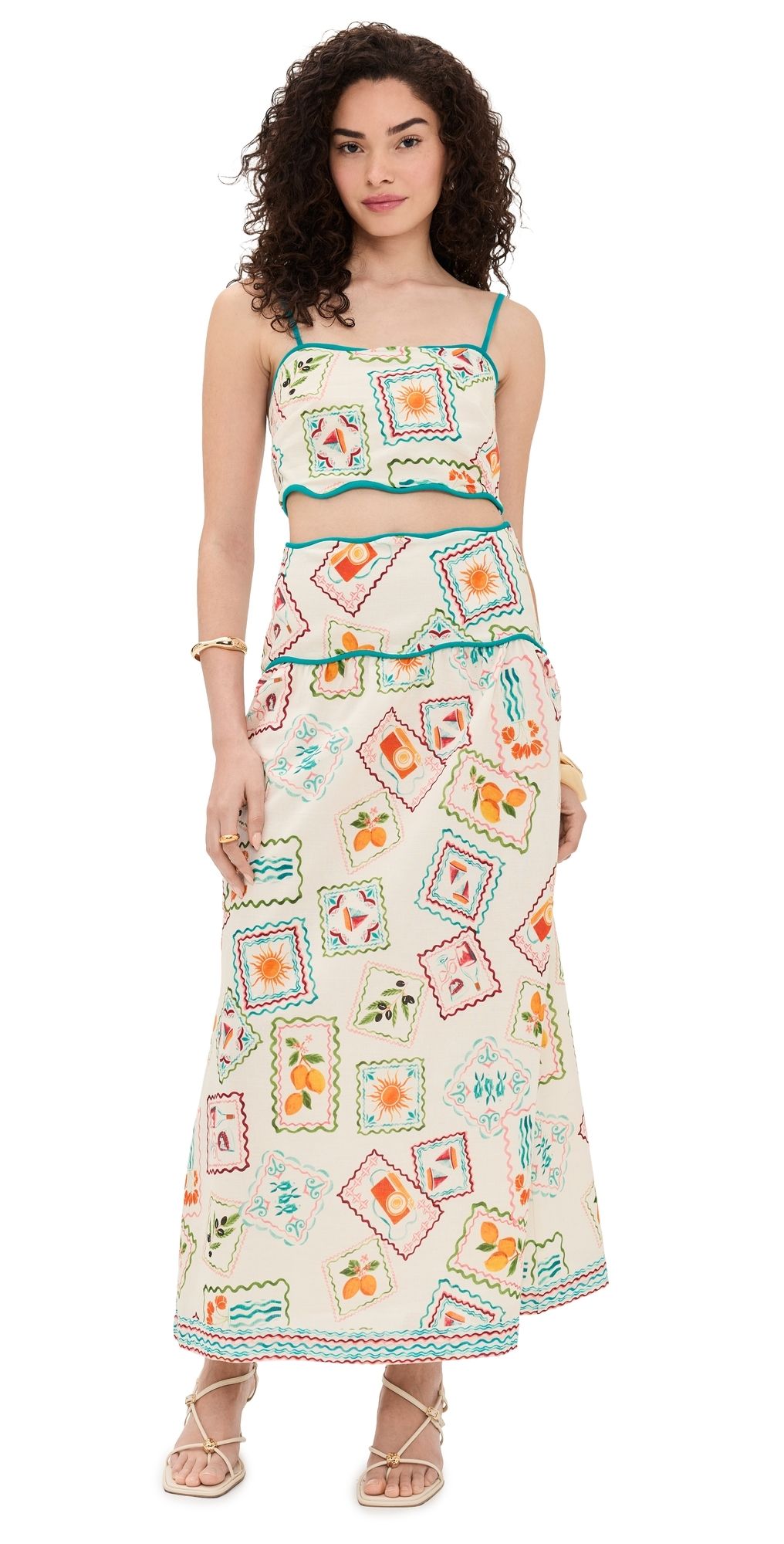 Saylor Tashi Skirt Set Multi M