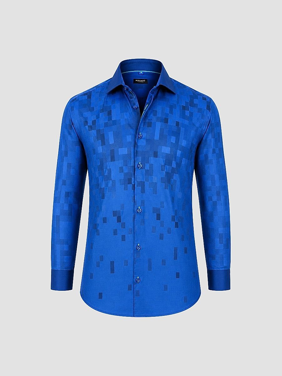 Men's Perm Luxor Tayana Shirt - Blue - Size XXXL