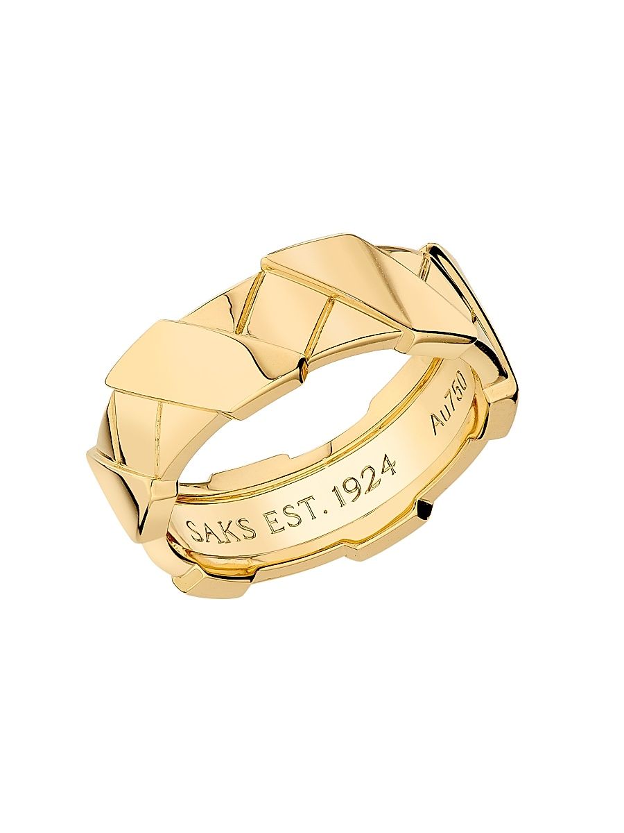 Women's Helix Infinite Medium Ring 18K Yellow Gold - Yellow Gold - Size 8