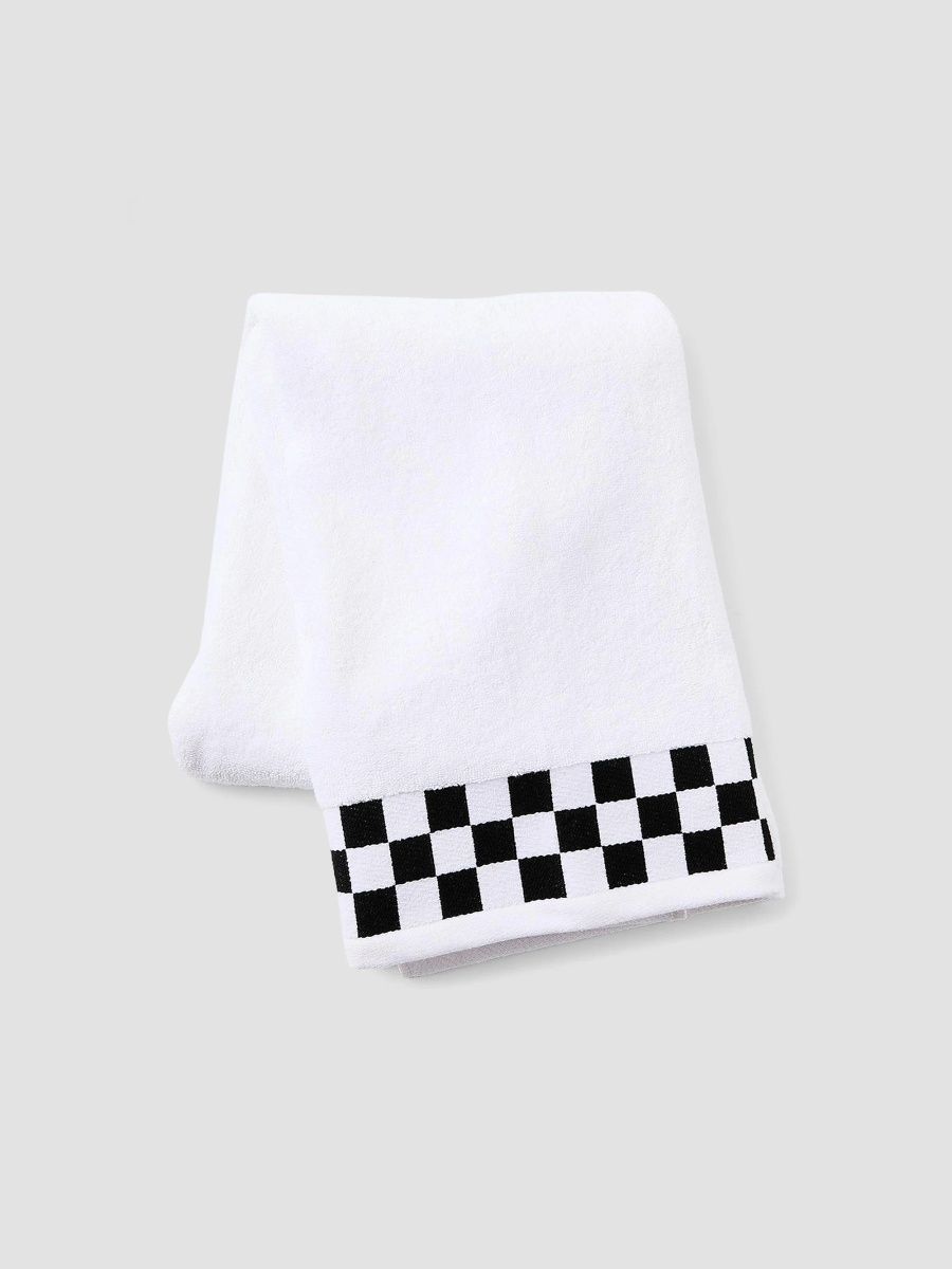 MacKenzie-Childs Check Border Bath Towel
