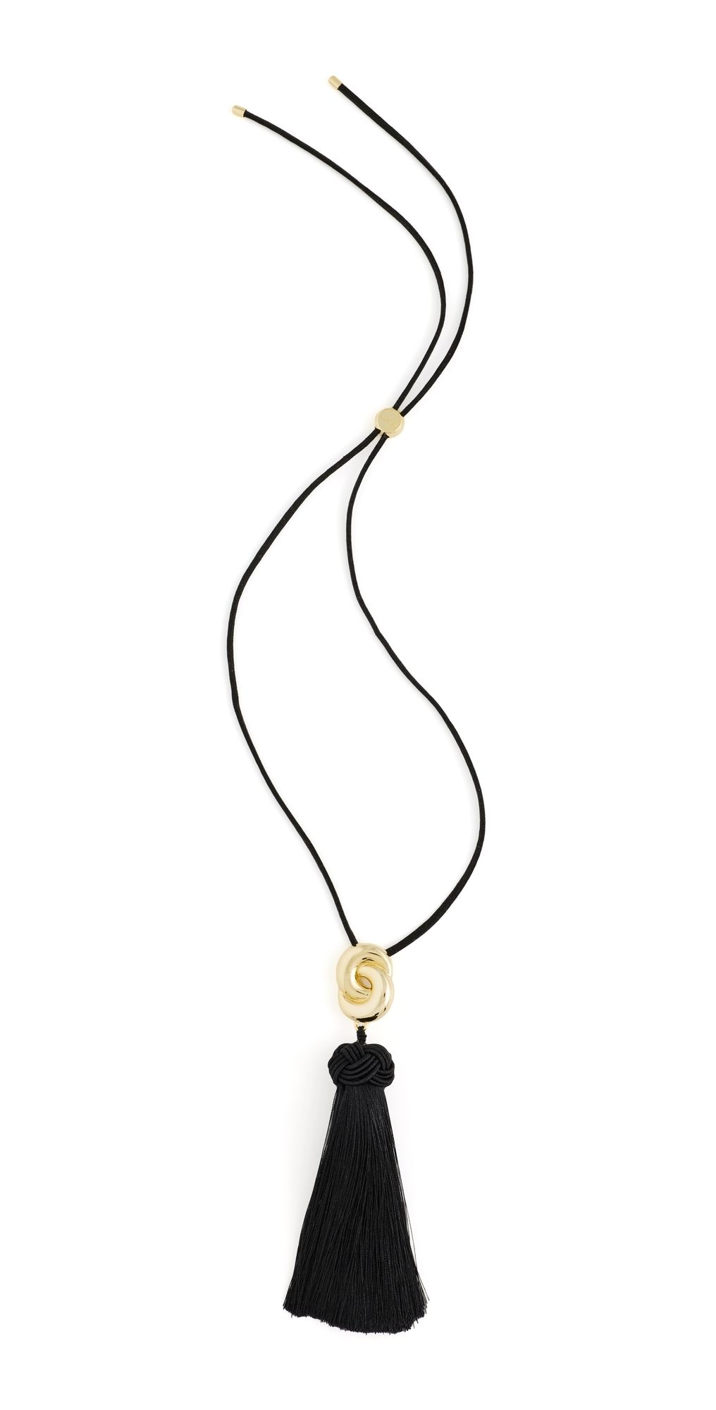 Luv Aj The Solstice Knot Tassel Necklace Gold One Size