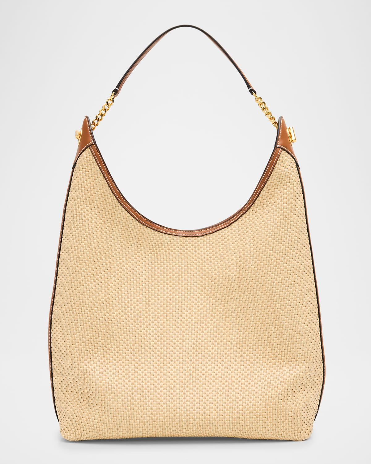 Jour Raffia Everyday Shoulder Bag