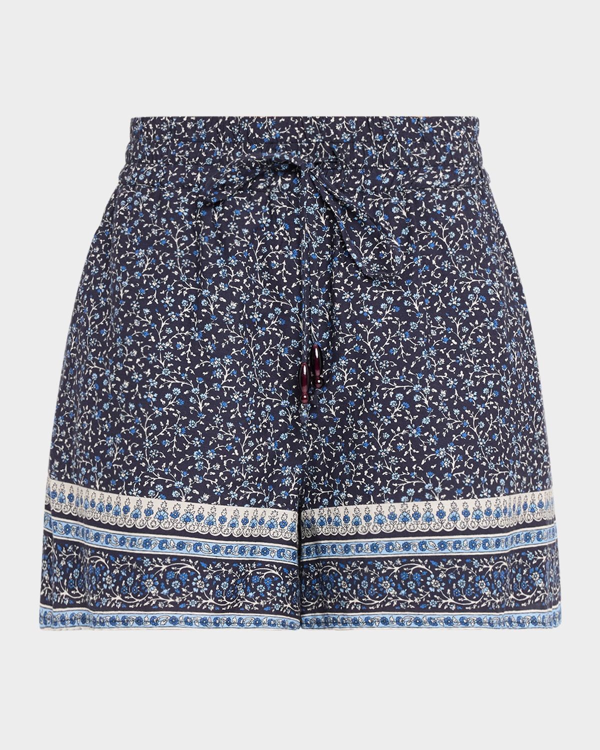 Vivaldi Printed Drawstring Shorts