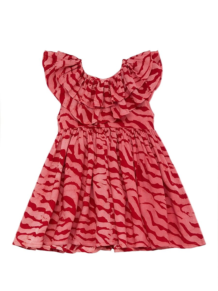Baby Girl's, Little Girl's & Girl's Funke Ruffle-Trim Dress - Pink - Size 5