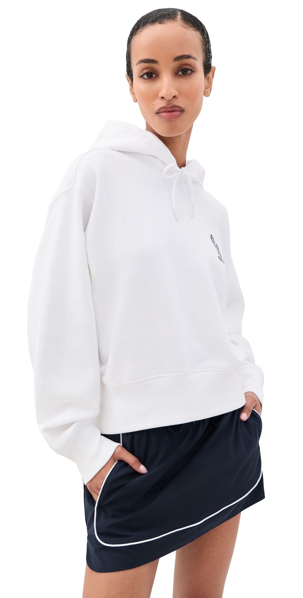 Polo Ralph Lauren US Open Fleece Hooded Sweatshirt White L