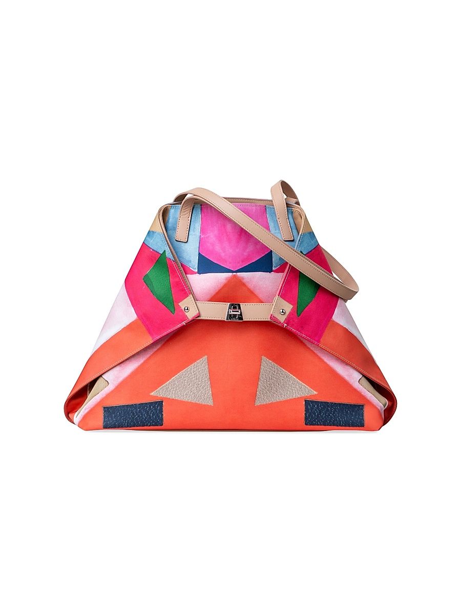 Women's Medium Ai Printed Tote Bag - Spectra