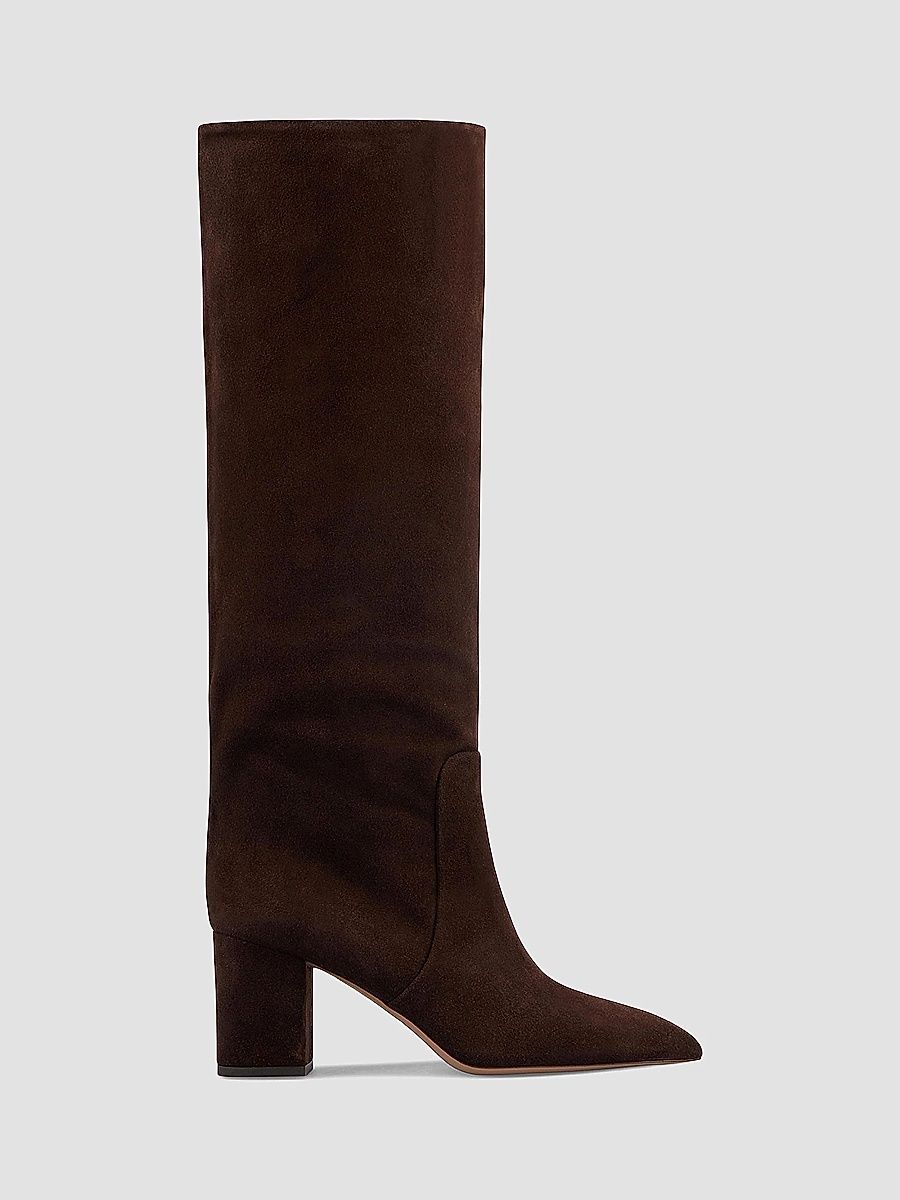 Paris Texas Women's Anja 70MM Suede Knee-High Boots - Cioccolato - Size 9