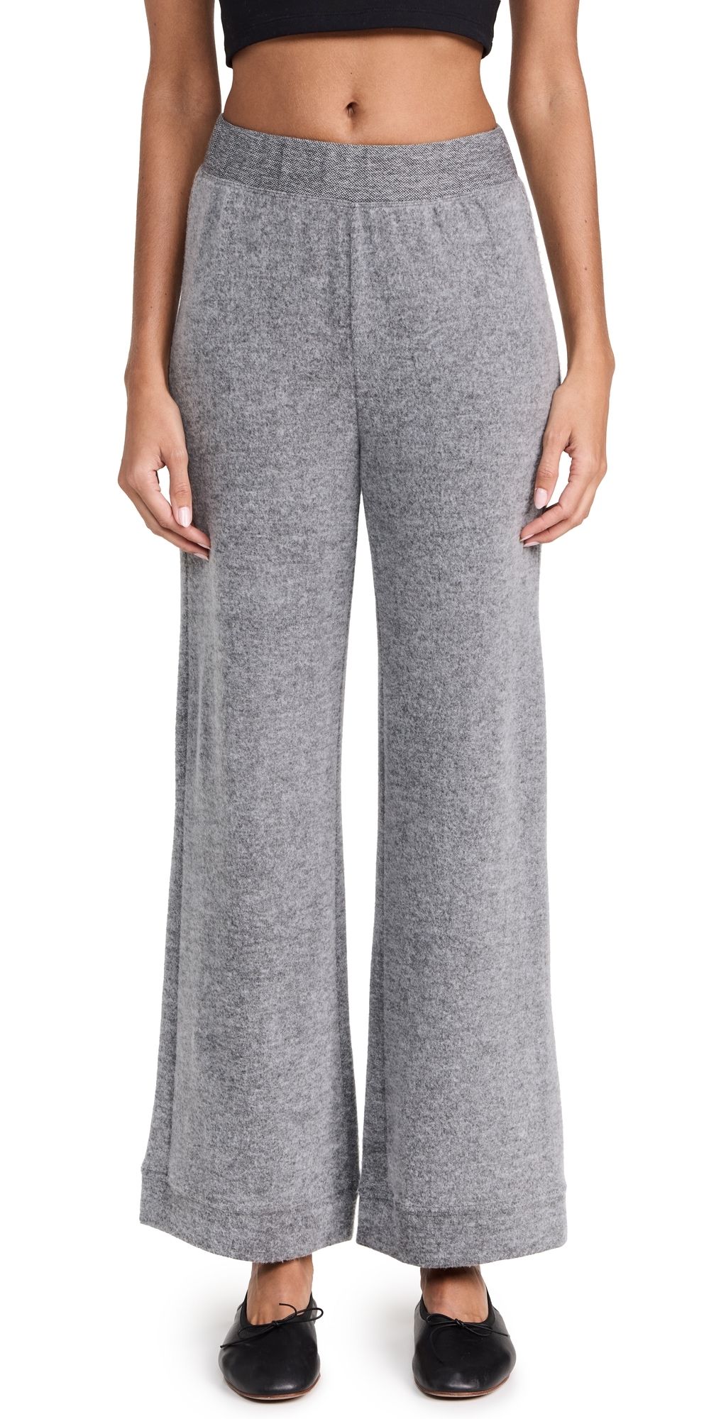 Z Supply Tessa Sweatpants Charcoal Heather L