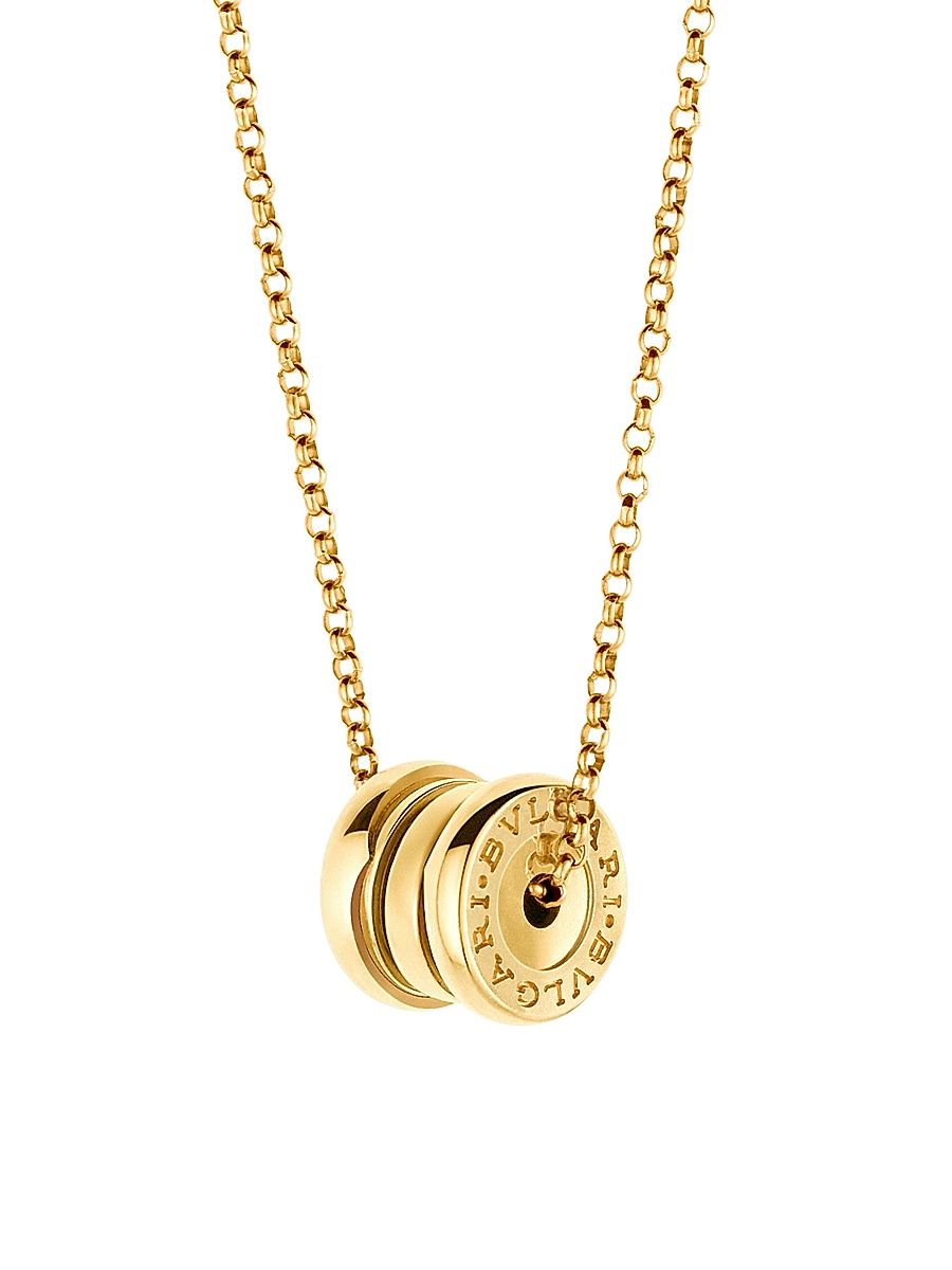 B. zero1 18K Yellow Gold Spiral Pendant Necklace - Yellow Gold