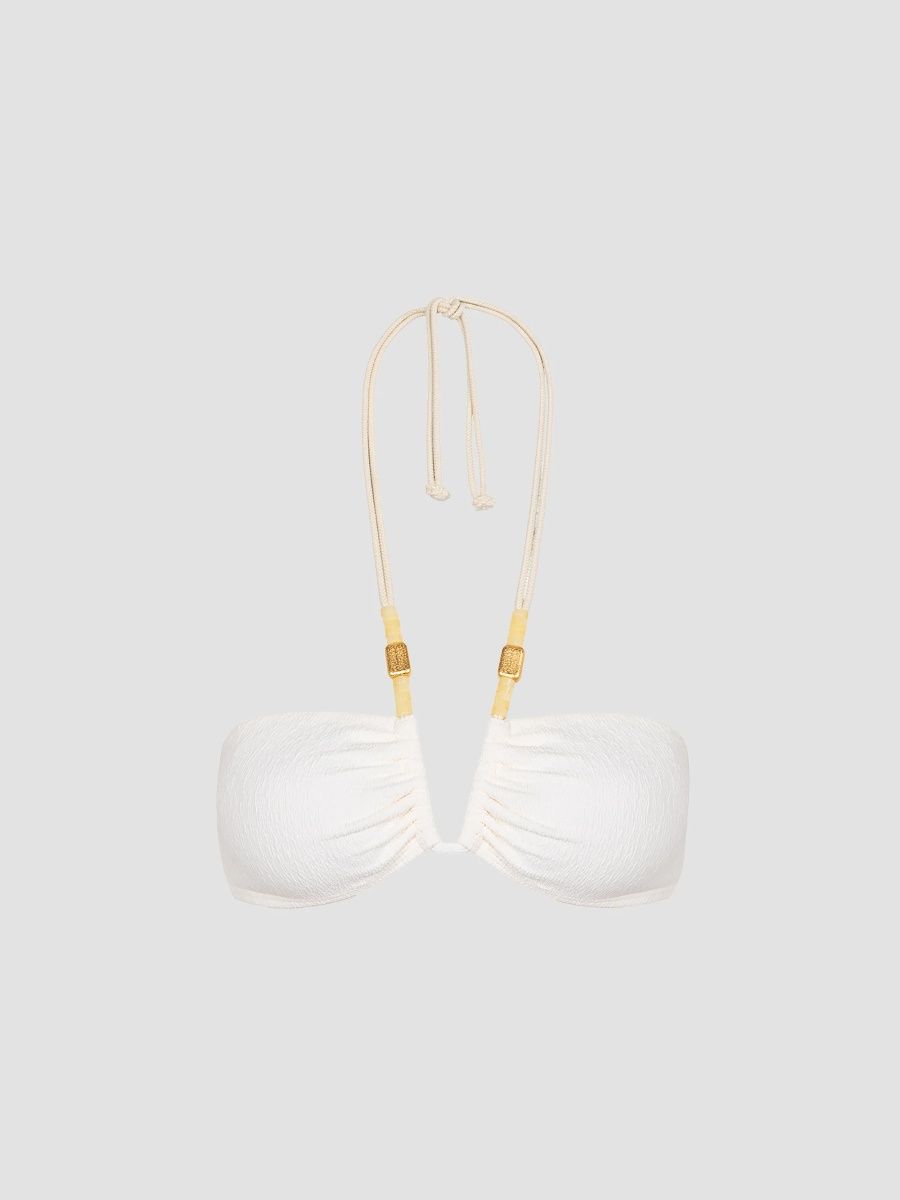 ViX by Paula Hermanny Women's Harper Carol Bikini Top - White - Size Small