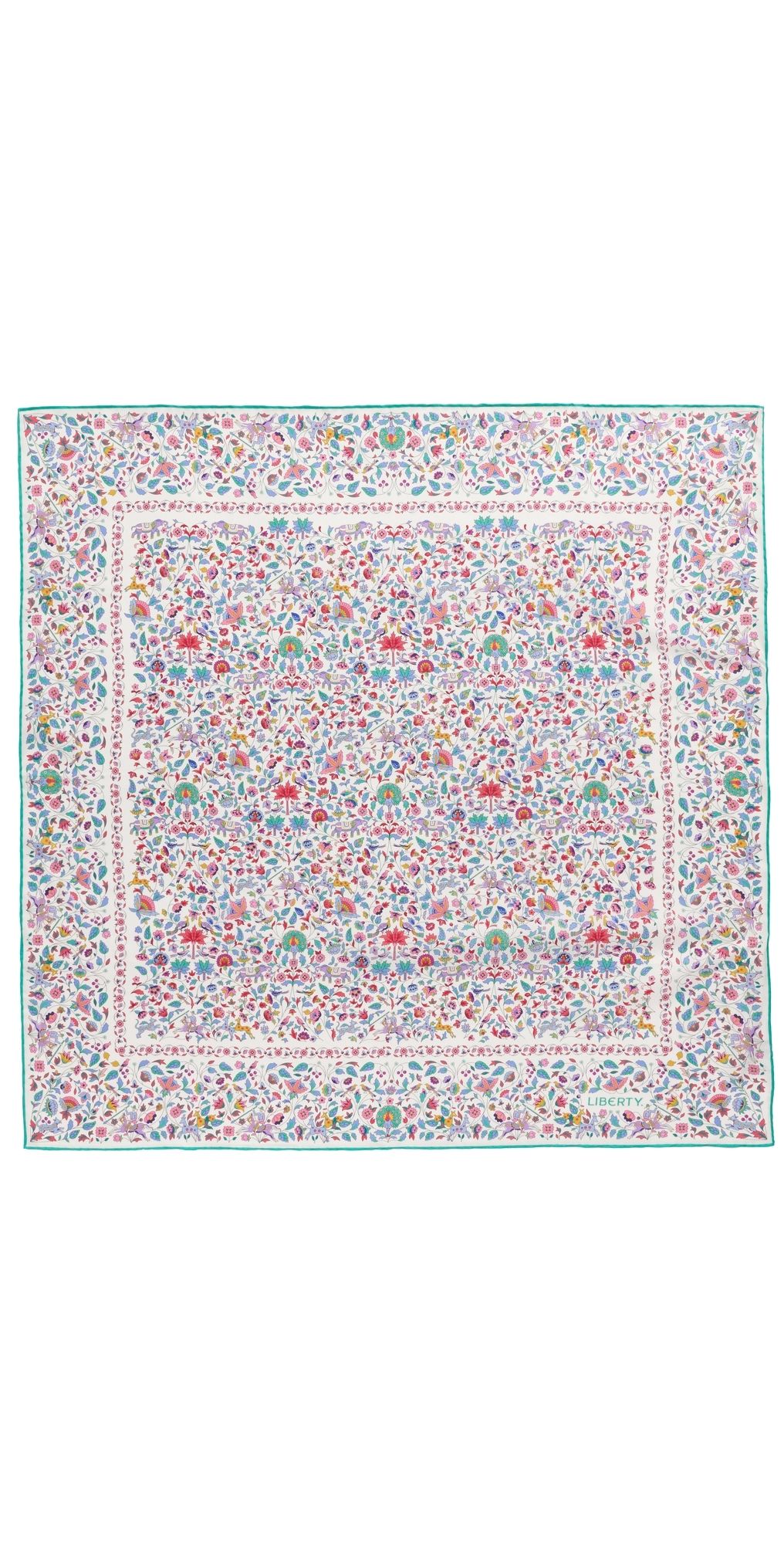 LIBERTY Imran Silk Scarf Cream One Size