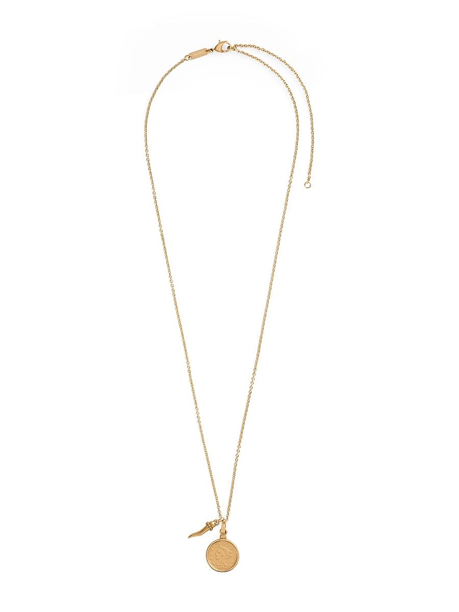Women's Goldtone Charm Necklace - Gold