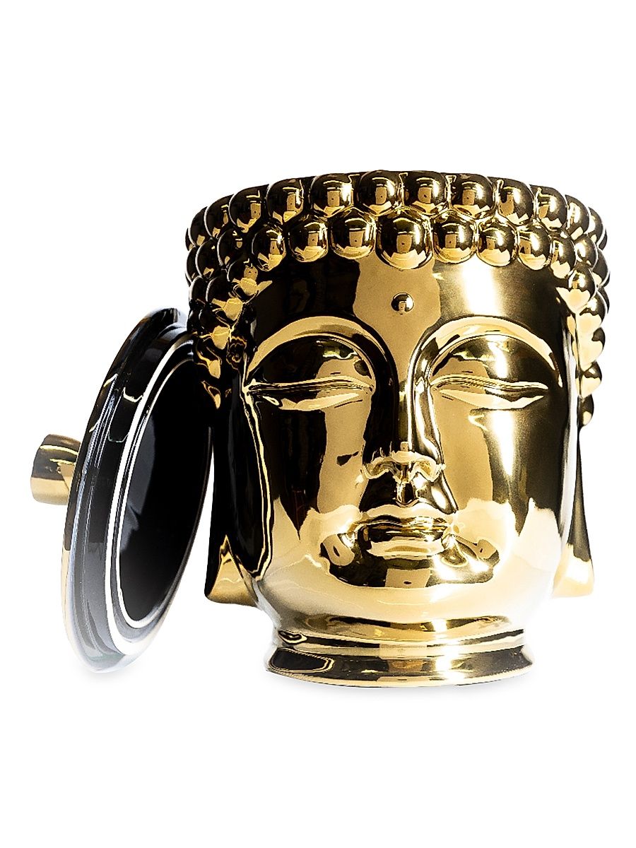 Gold Buddha Grande Scented Candle - Gold