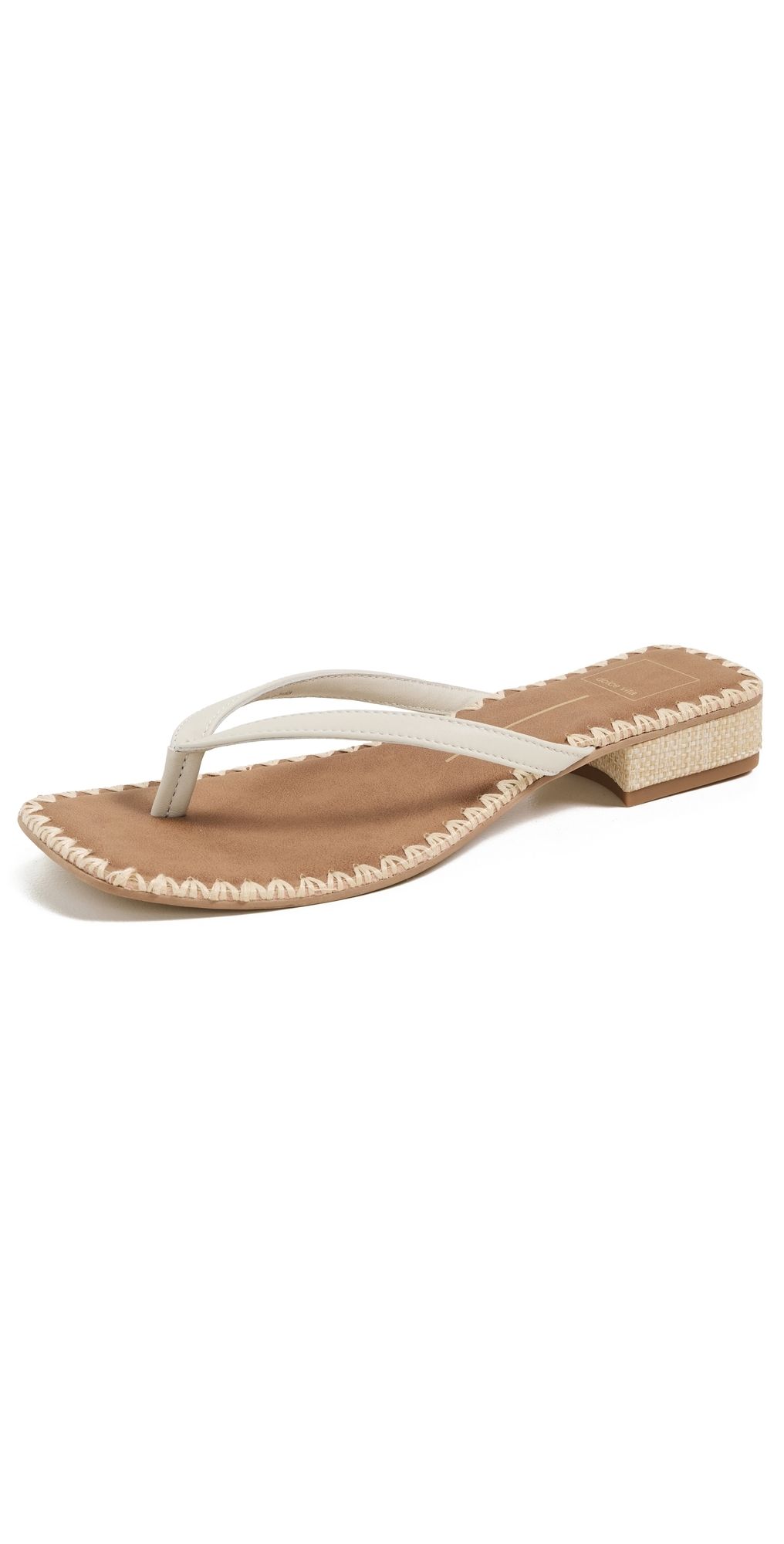 Dolce Vita Barty Sandals White Leather 9.5