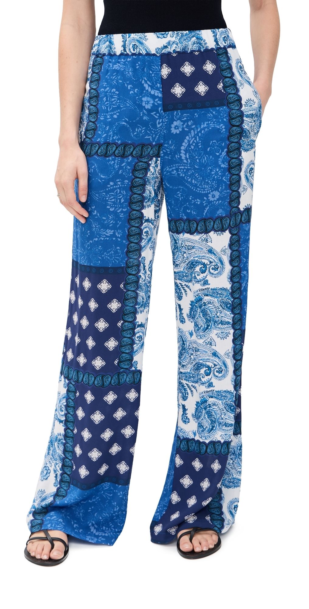 Donde Esteban Midnight Paisley Pants Midnight XL