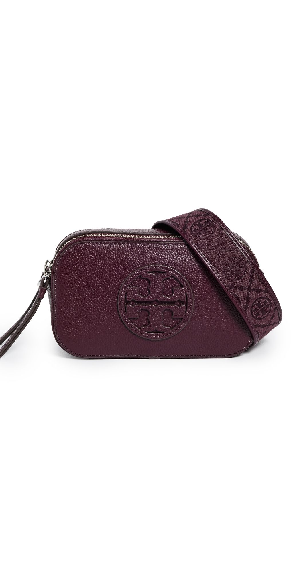 Tory Burch Miller Mini Crossbody Bag Dark Carmine One Size